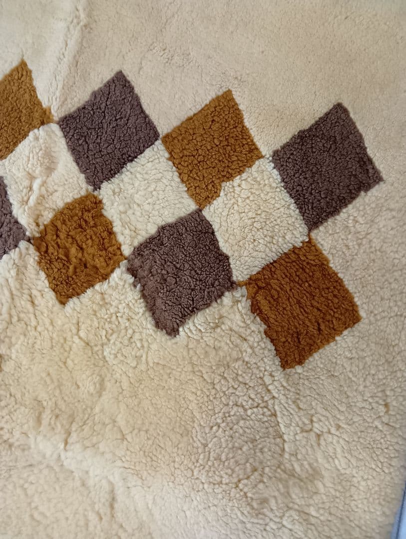 クリーニング済　ムートンライフ　　　ムートンシーツ　シングルサイズ　あったか寝具