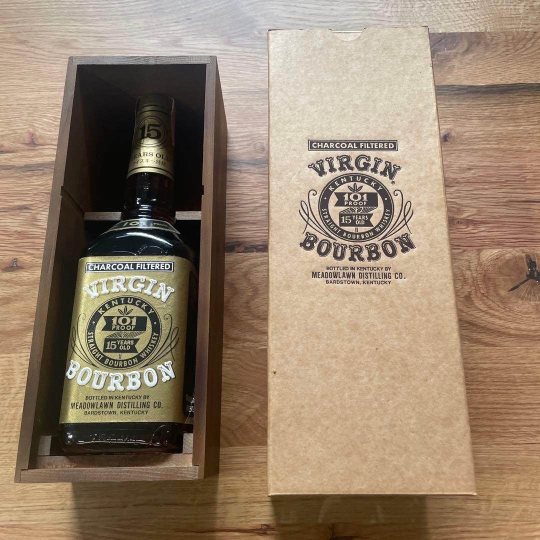 【古酒】ヴァージンバーボン Virgin Bourbon 15年 750ml