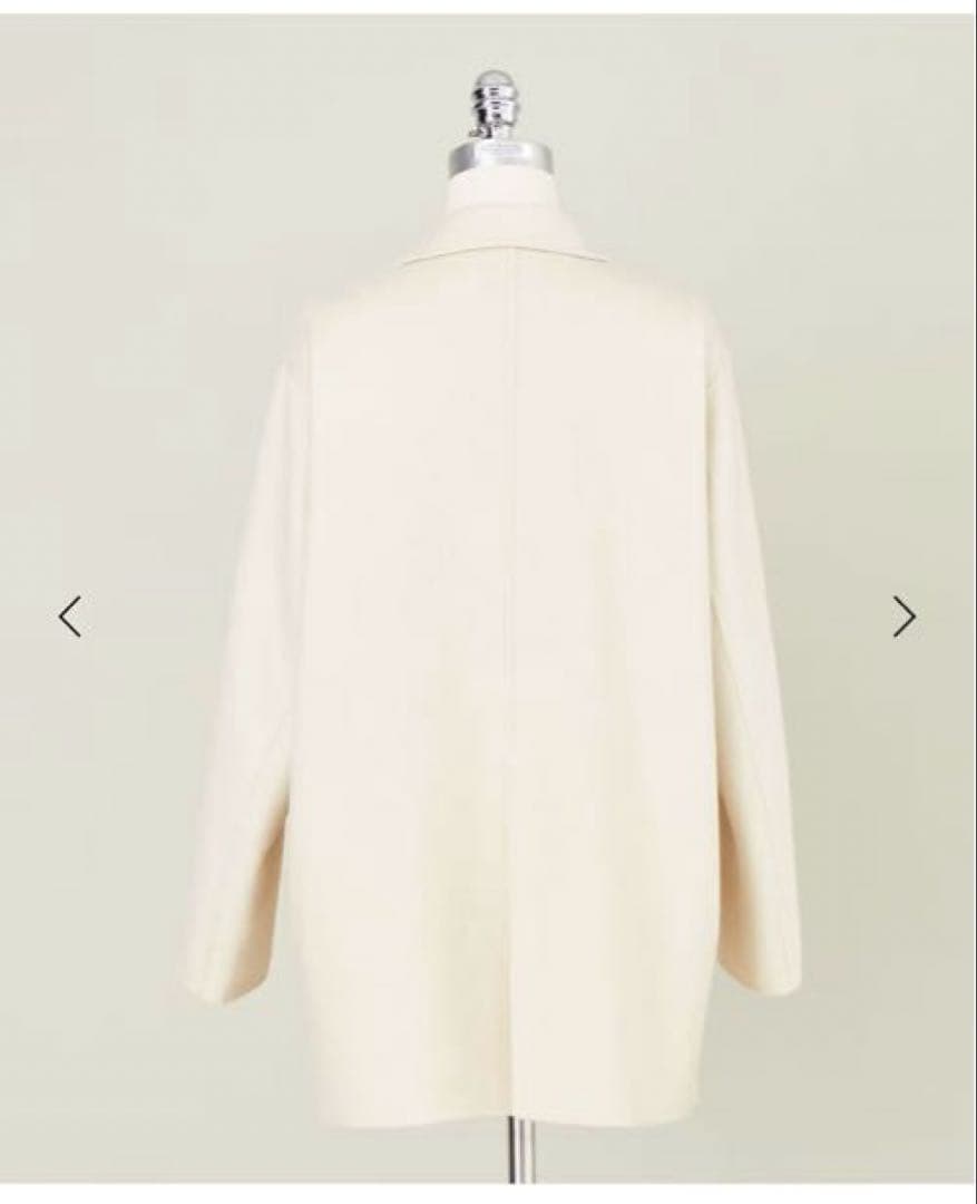 なっちぃ新品・未使用　＜conte＞ ダブルラペル リバーコート