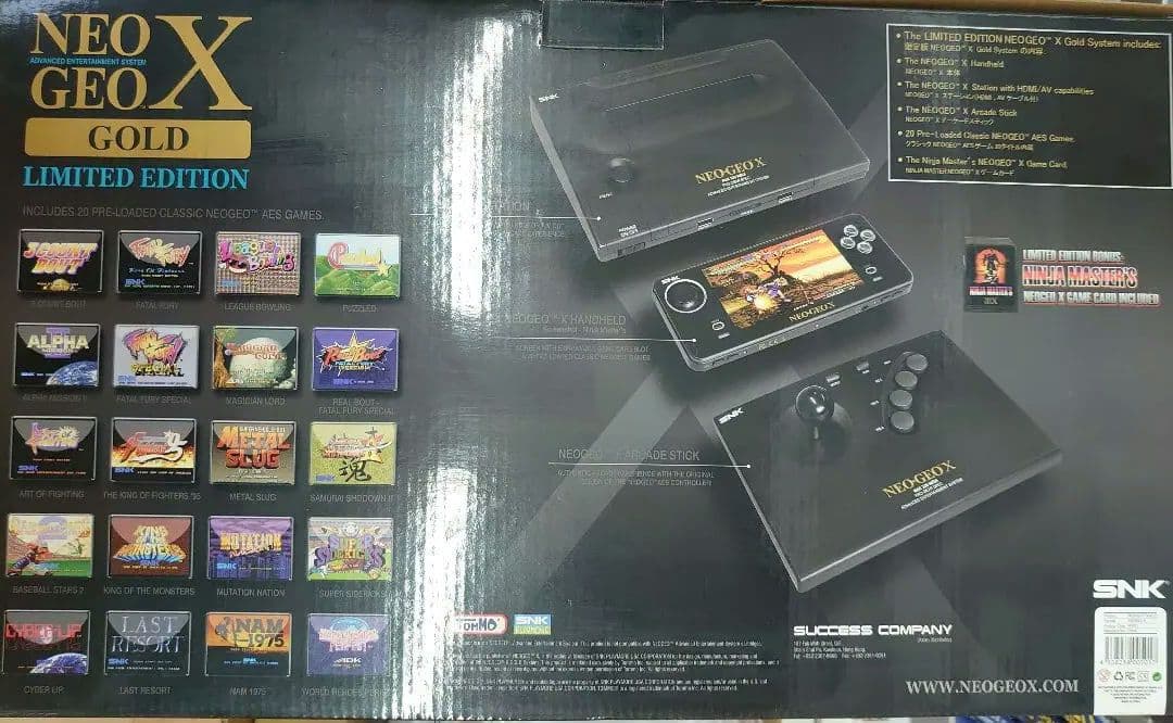 SNK 他ゲーム機本体 NEOGEO X GOLD