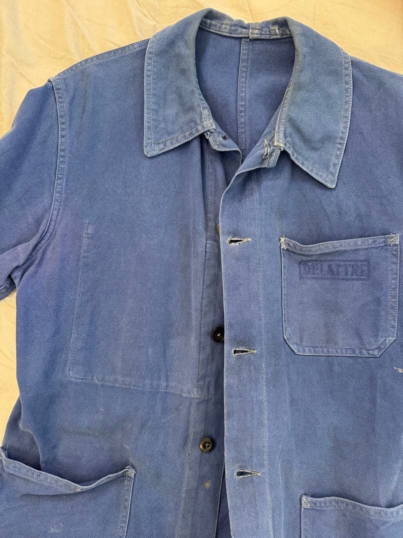 60s フランス軍 カバーオール ワークジャケット ヴィンテージ ミリタリー