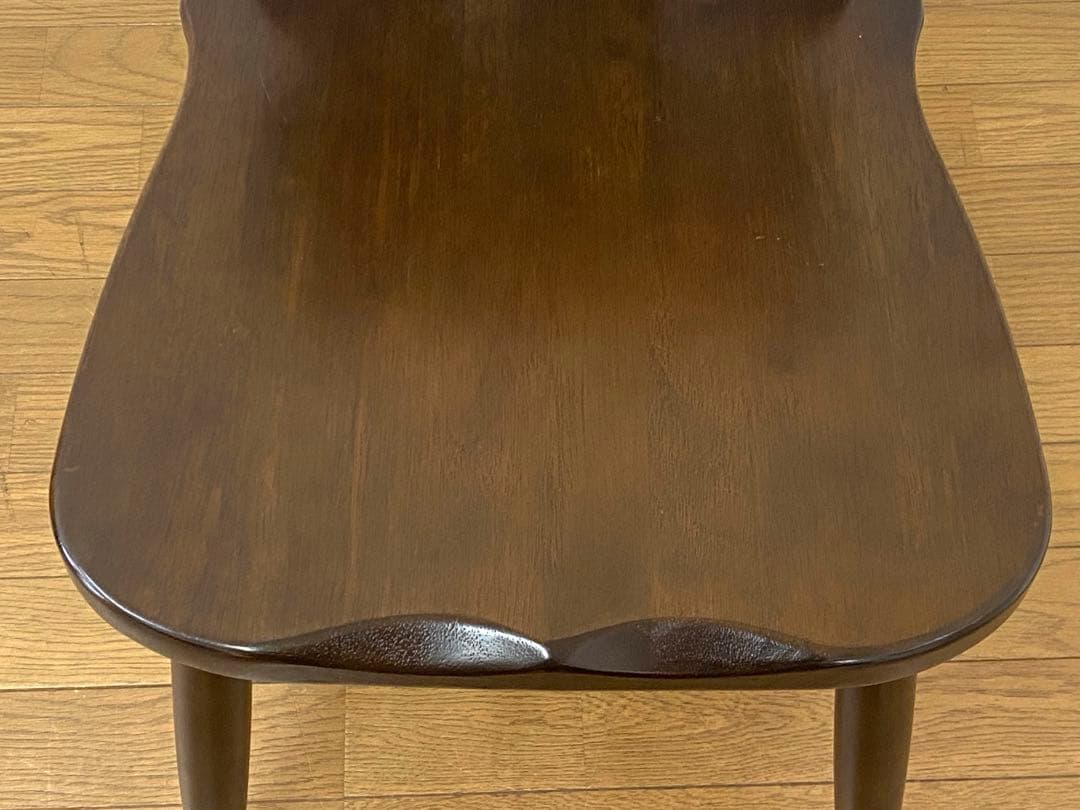 美品 カリモク ルスティック ダイニング チェア 椅子 インテリア ①