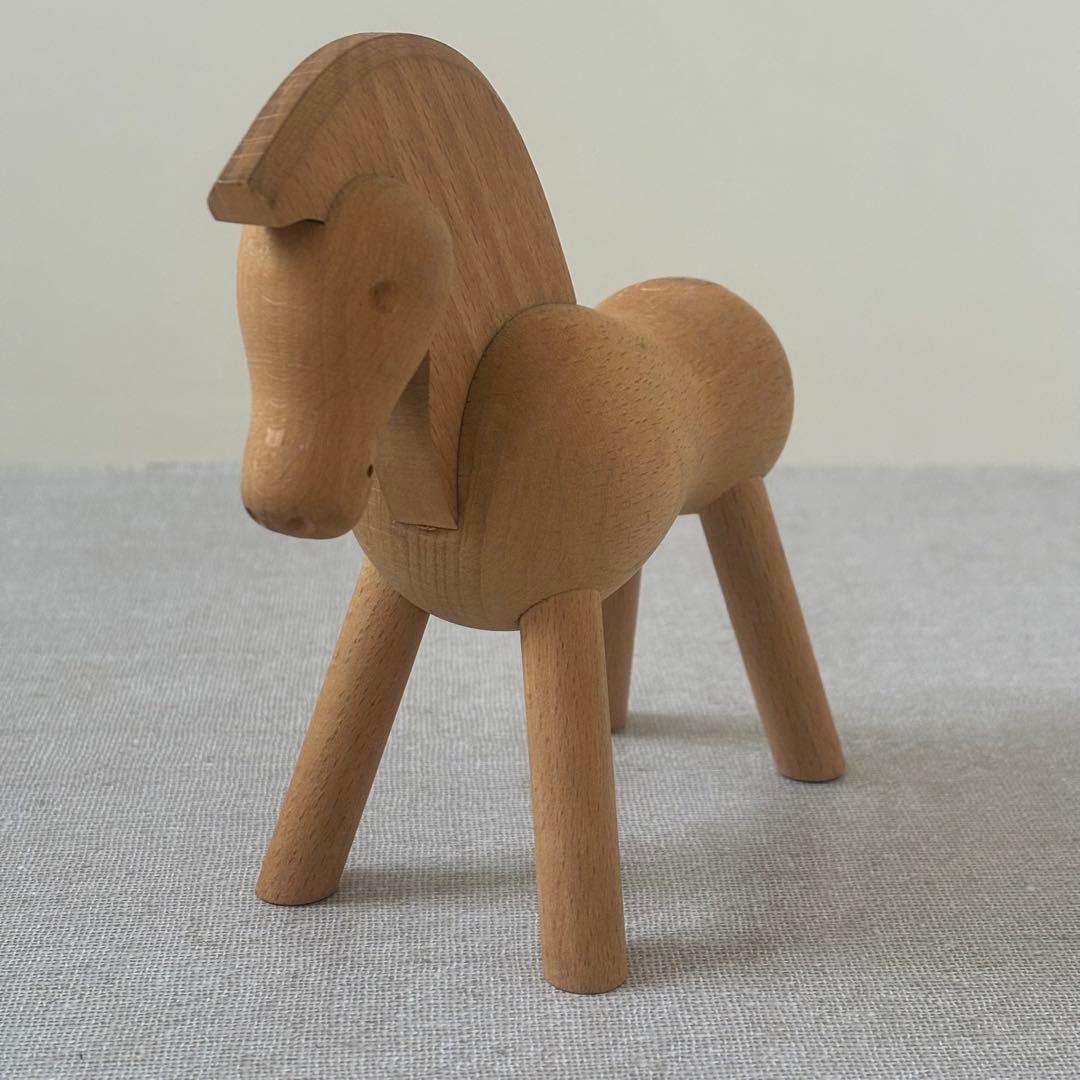 デンマーク カイボイスン ポニー ヴィンテージ 無塗装 馬 木製