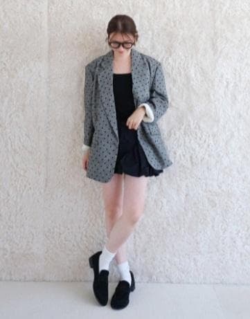 searoomlynn / BOYFRIEND Tweedテーラードジャケット