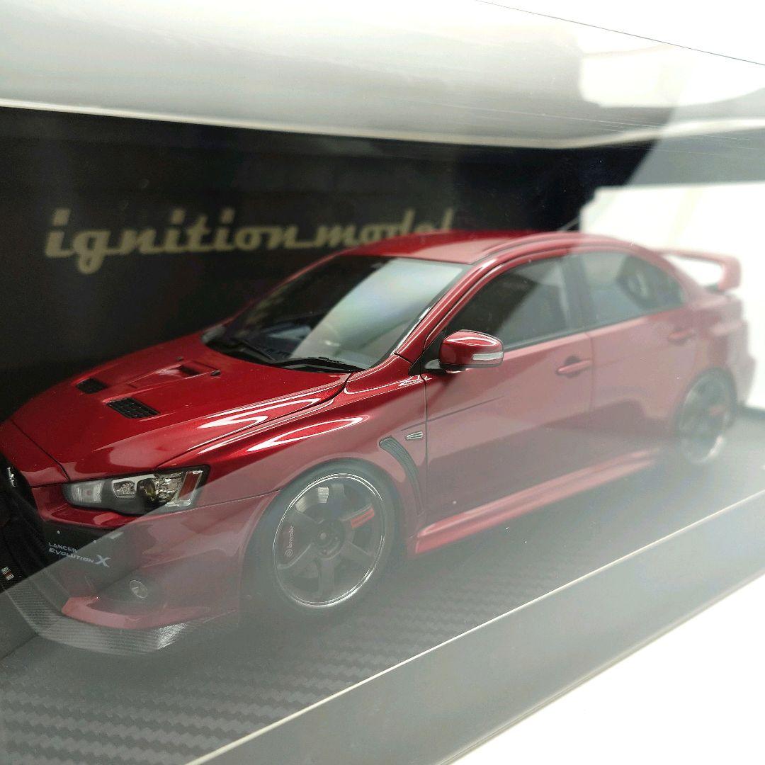 イグニッションモデル　1/18ランサーエボリューションX Red