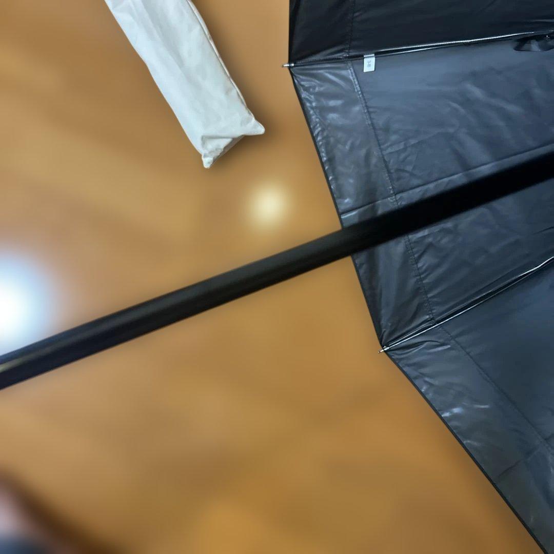 芦屋ロサブラン　日傘　２段折　ミドル　コンビ　曲がり手元　大きめ　簡単開閉