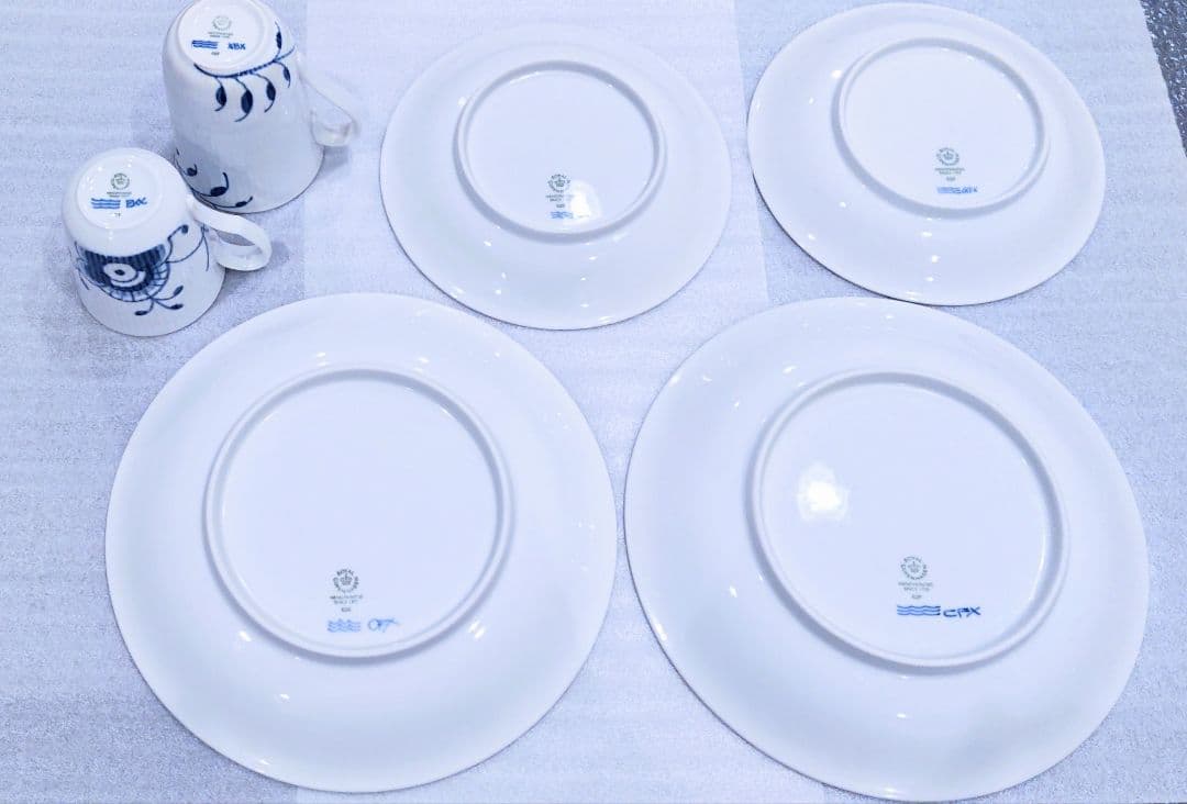 ロイヤルコペンハーゲン ブルーパルメッテ ブルーフルーテッド メガ マグカップ