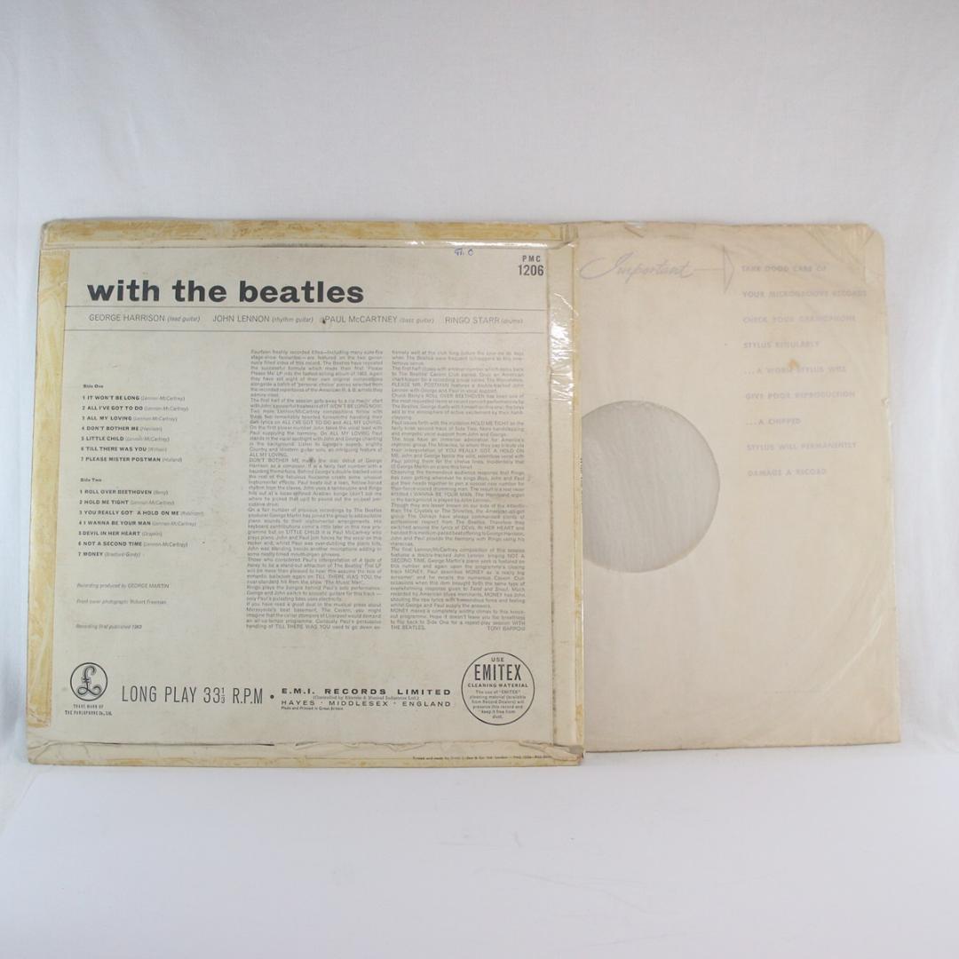 英LP With The Beatles UKオリジ 1960年代後期の再プレス