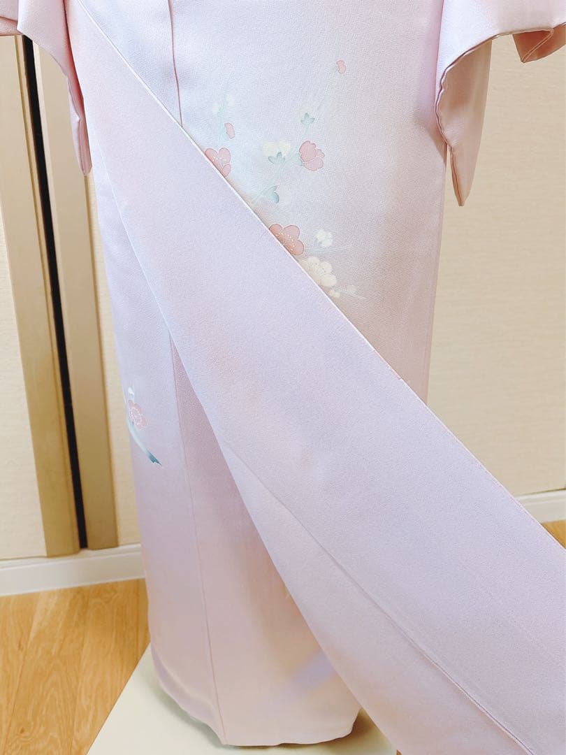 美品　訪問着　一つ紋　フルセット　裄66 加賀友禅 卒業式　入学式　M S 鳥