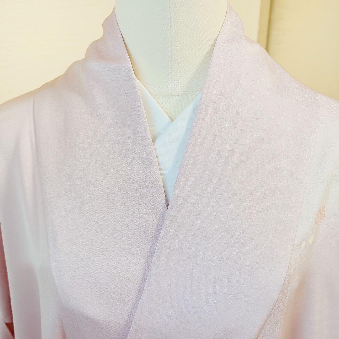 美品　訪問着　一つ紋　フルセット　裄66 加賀友禅 卒業式　入学式　M S 鳥