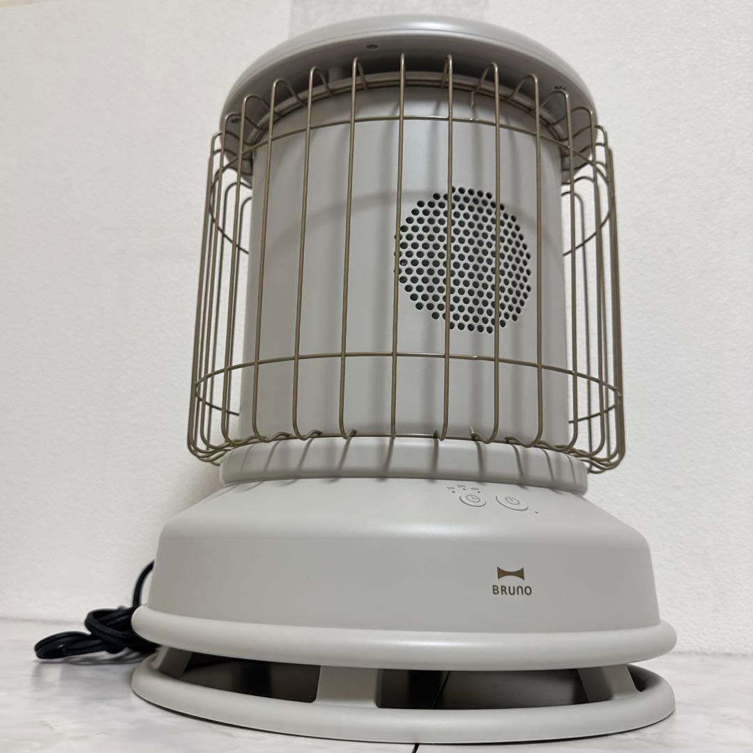 美品 BRUNO 2023年製 全方位360度 ファンヒーター Classic