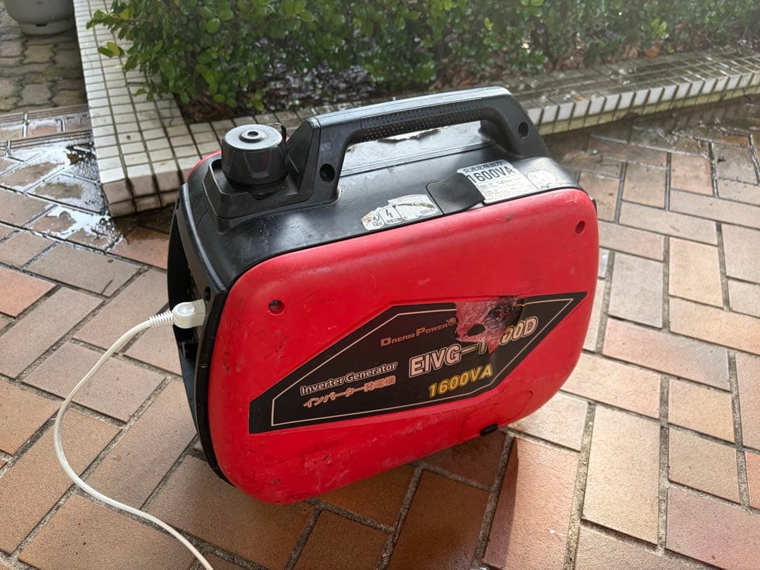 【ナカトミ】発電機　インバーダー　1600VA【EIVG-1600D】