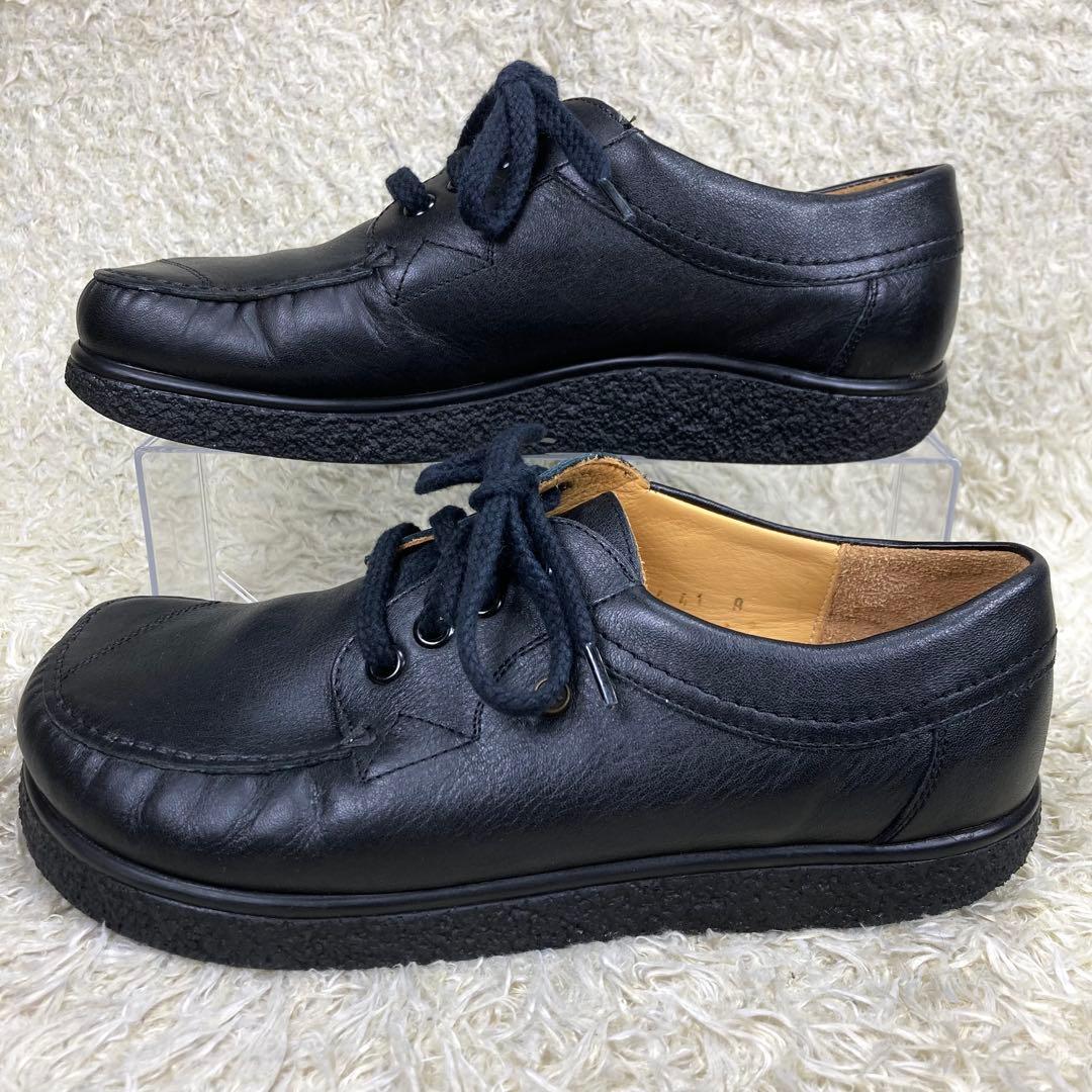 『未使用級』jacoform ヤコフォーム 革靴 レースアップシューズ ブラック