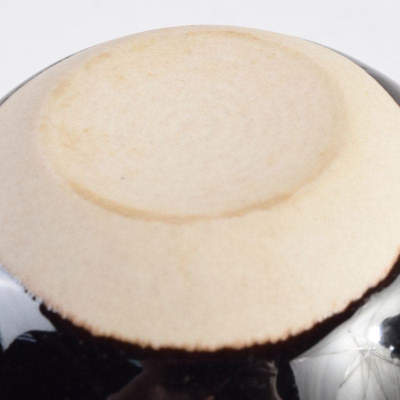 茶道具　古瀬戸　加藤藤山作　文琳茶入　仕覆付　共箱　V　8857