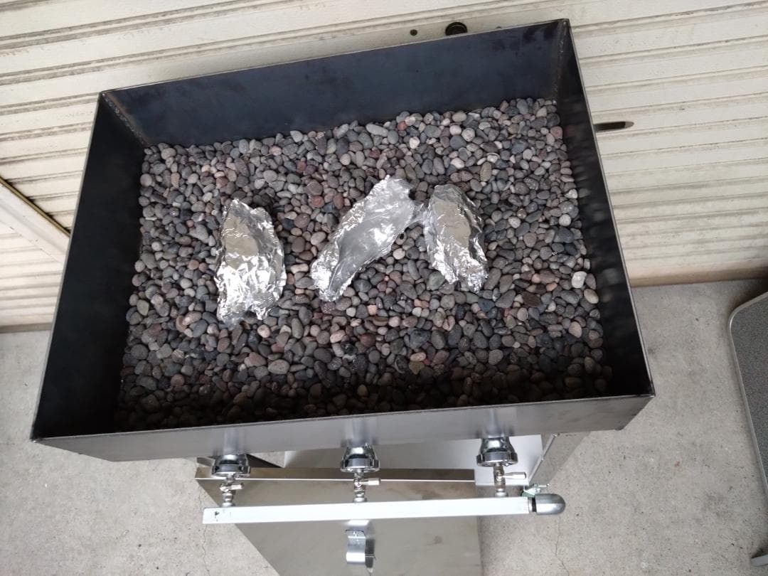 売れてます ネット専用品 石やきいも釜 キッチンカー プロパンガス用 焼きいも祭