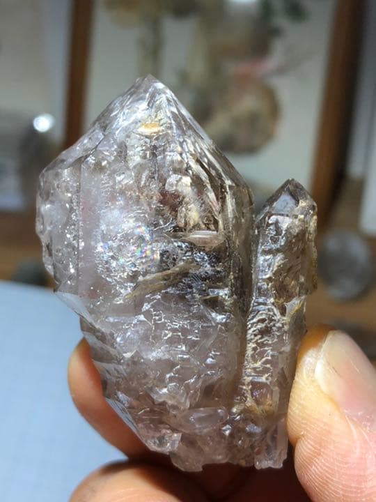 国産水晶　骸晶