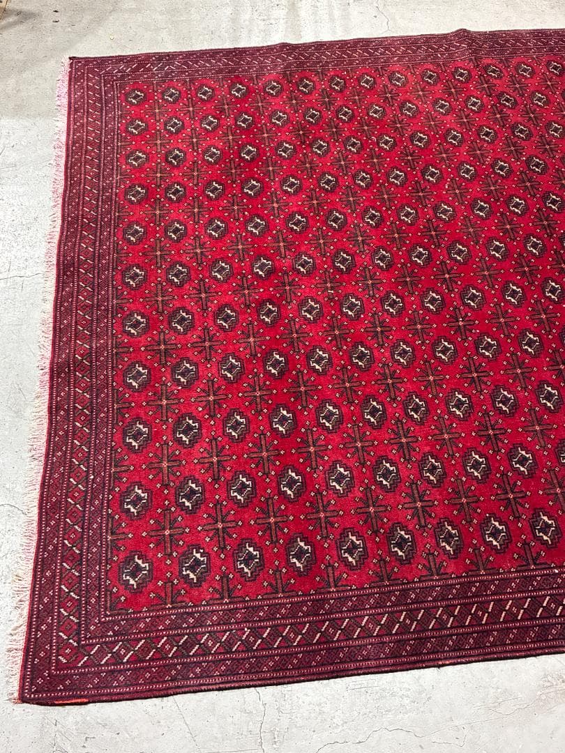 ❖Vintage Rug❖　300cm×210cm　トルクメンラグ　大判ラグ