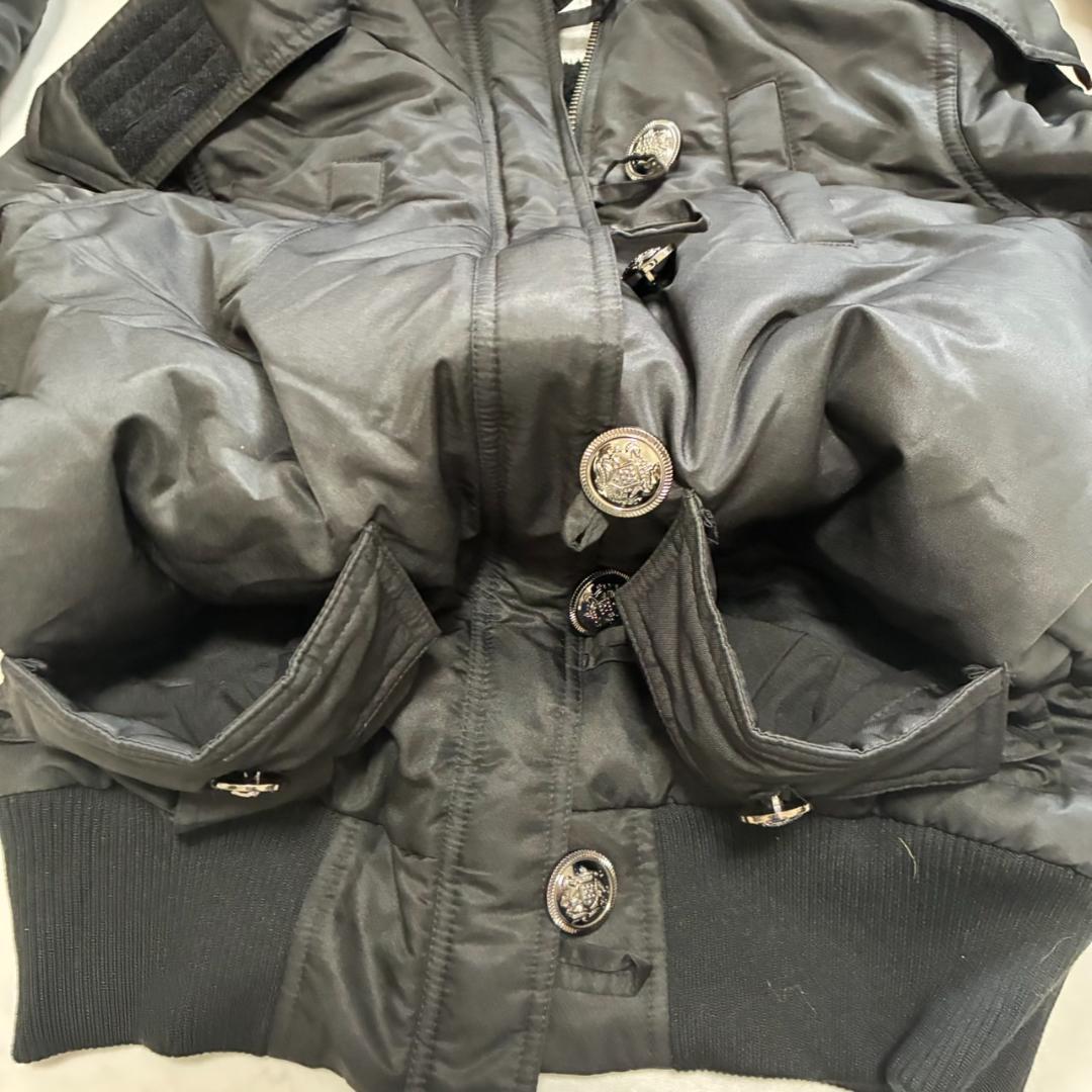 y2k CECIL McBEE ファー付中綿ブルゾン 平成ギャル M（B617）