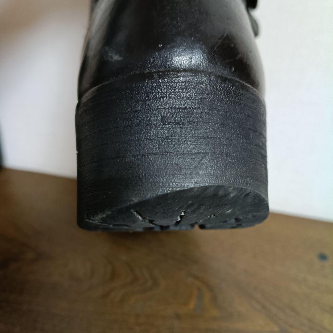 アルフレッドバニスター 41 レースアップ サイドジップ ブーツ 黒 レザー