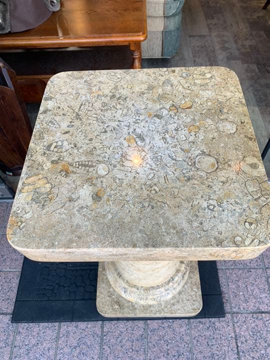 ヴィンテージ　イタリア製　大理石花台