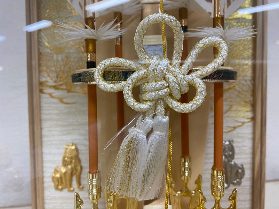 東京　久月　破魔弓　１０号・サイズ　間口約２３×奥行約１８×高さ約３７㎝