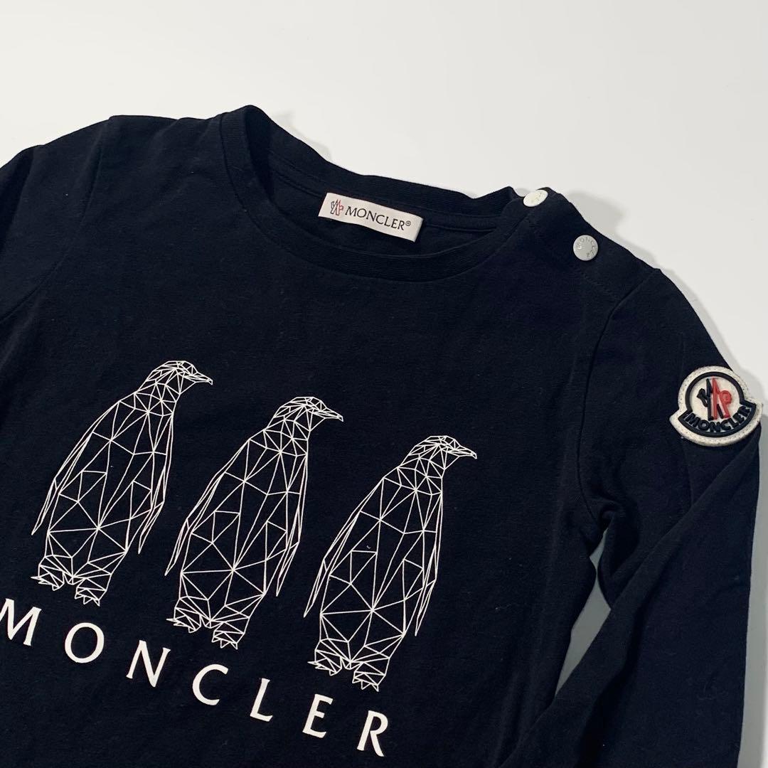 MONCLER モンクレール ペンギンプリント Tシャツ ロンT キッズ 2T