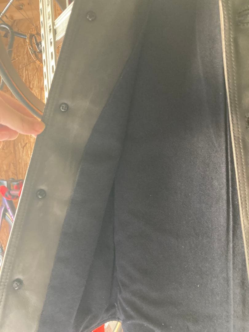 rats 黒 レザー ベスト M