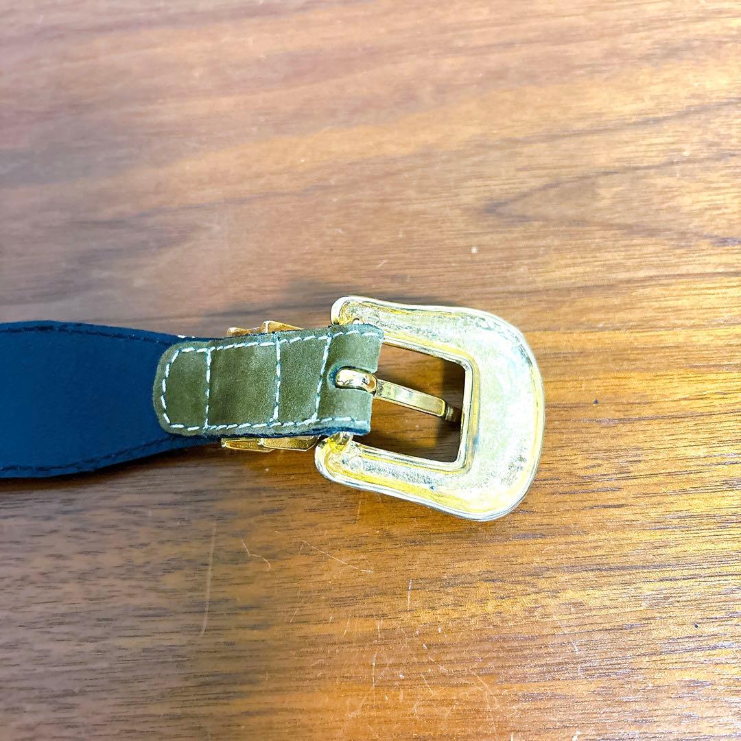 小物 00s y2k archive ESCADA GOLD buckle belt