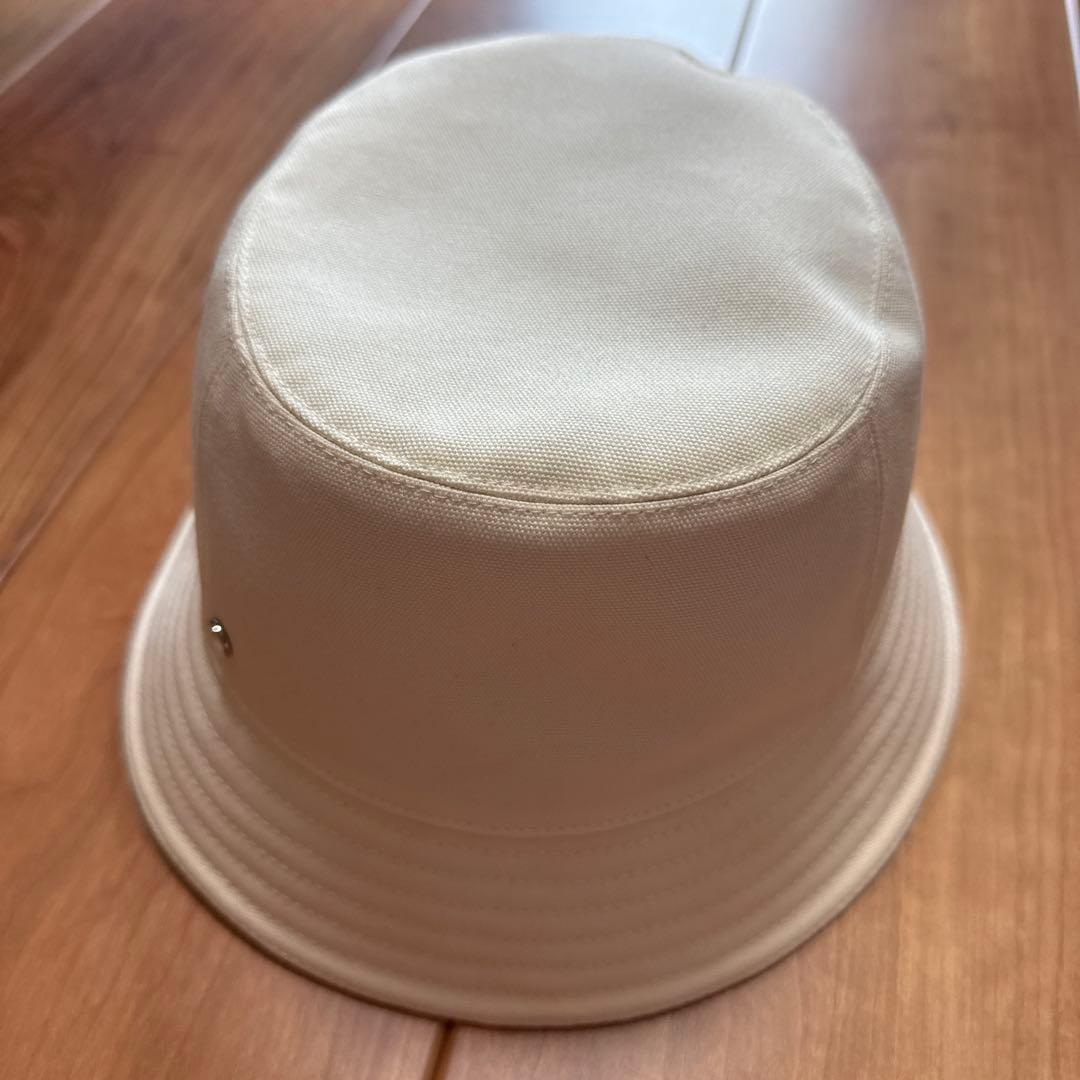 HERMES バケットハット 58cm ホワイト　エルメス