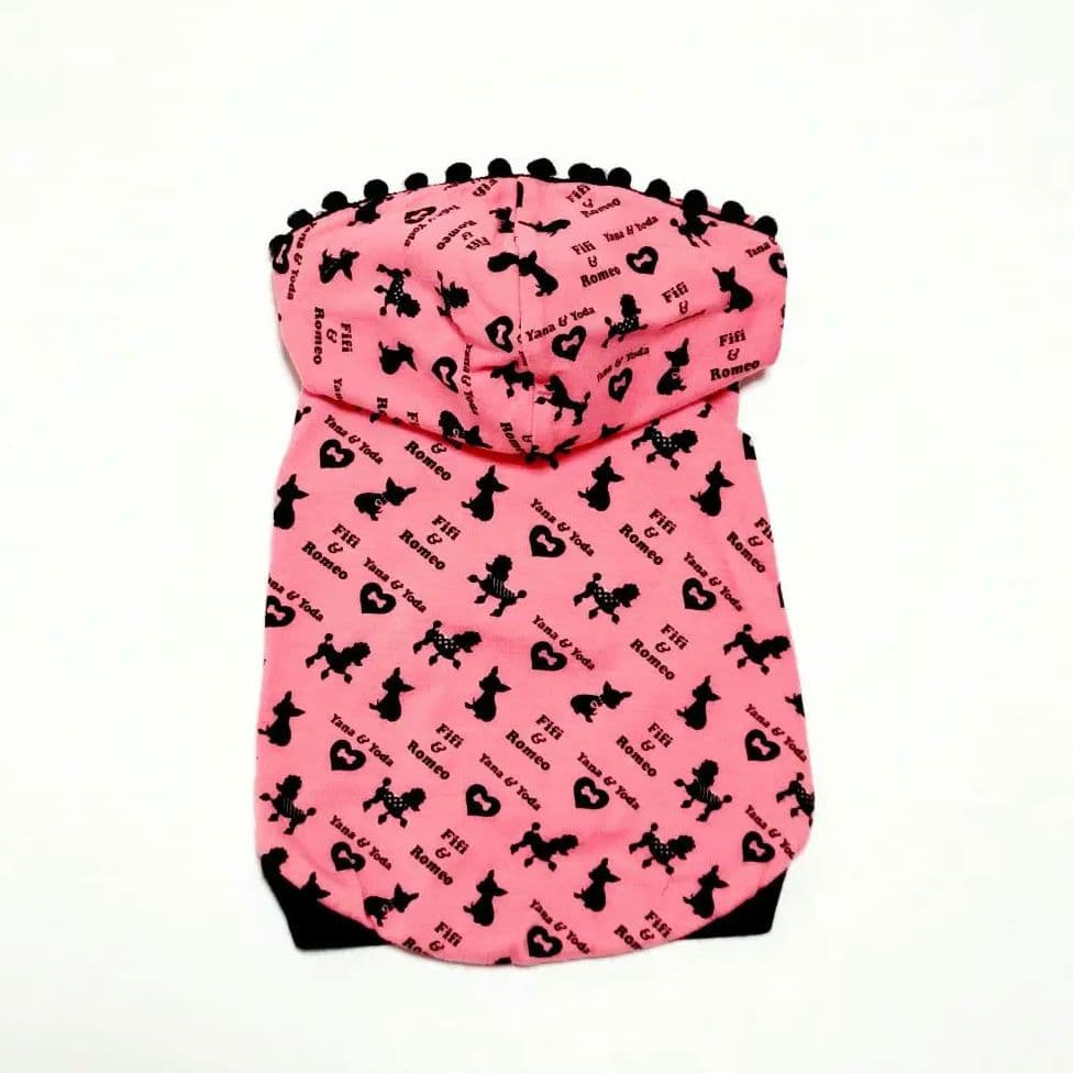 【Fifi&Romeo/フィフィ&ロメオ】ポンポンパーカー ピンク S