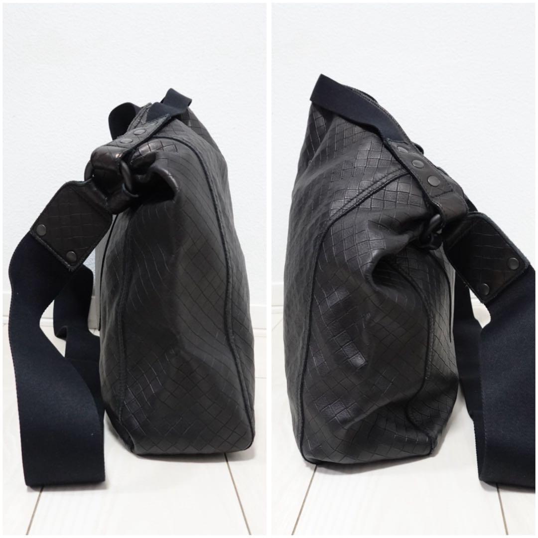 ボッテガヴェネタ　イントレッチオ　ミラージュ　ショルダーバッグ　トートバッグ　黒