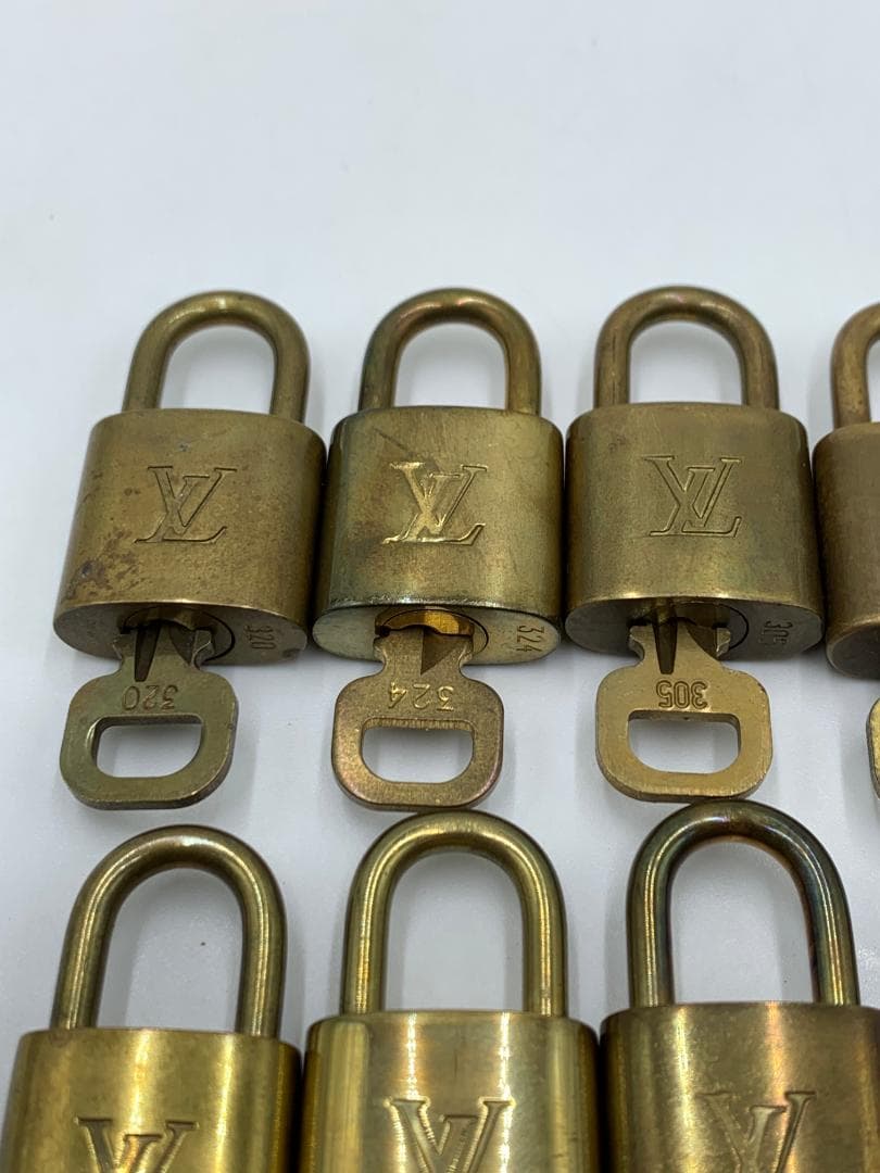 ルイヴィトン パドロック 鍵 南京錠 10個セット