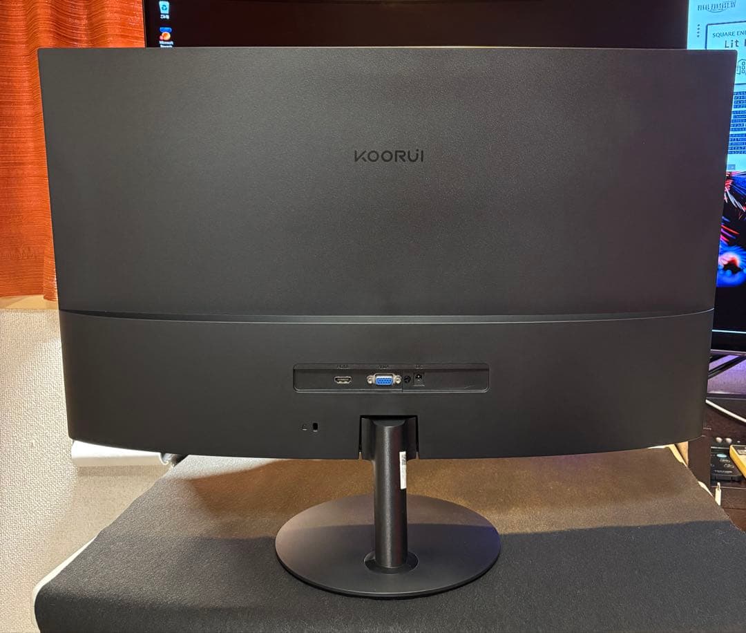 KOORUI 27N5C 曲面ゲーミング LED モニター 27インチ
