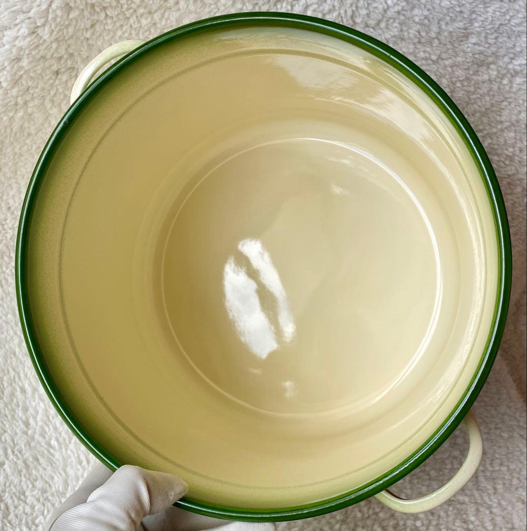 イマン　イヴ　ホーロー製取っ手付きビード入りストッカーLサイズ　欠け無し❣️