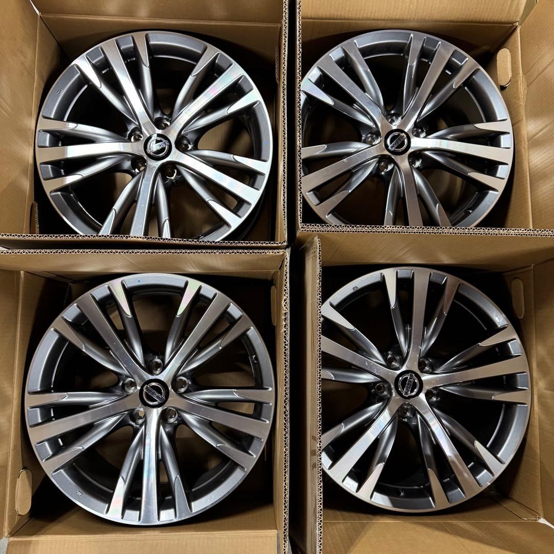 新車外し V37 スカイライン純正 19インチ 8.5J 日産