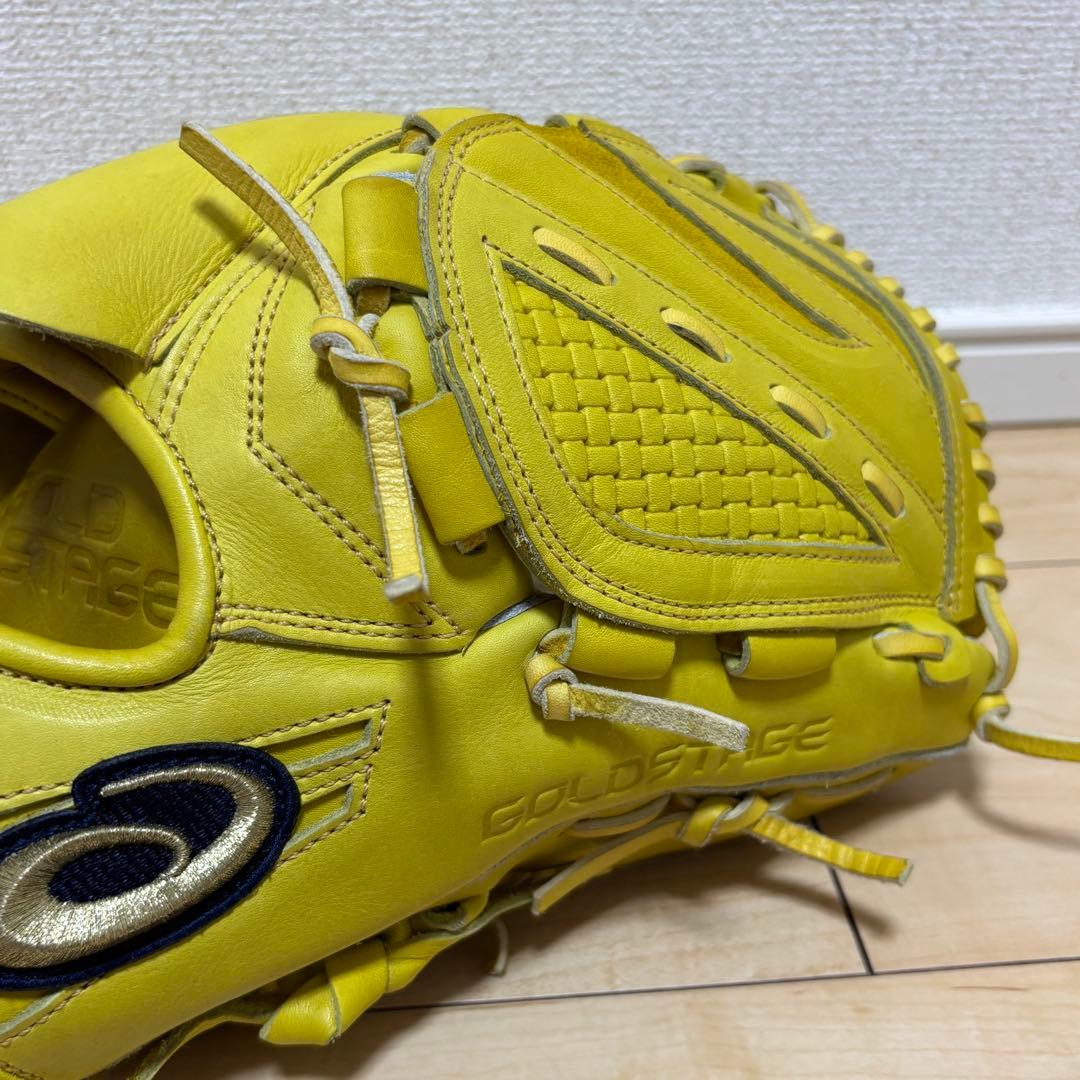 asics アシックス GOLDSTAGE ゴールドステージ 硬式投手用 美品