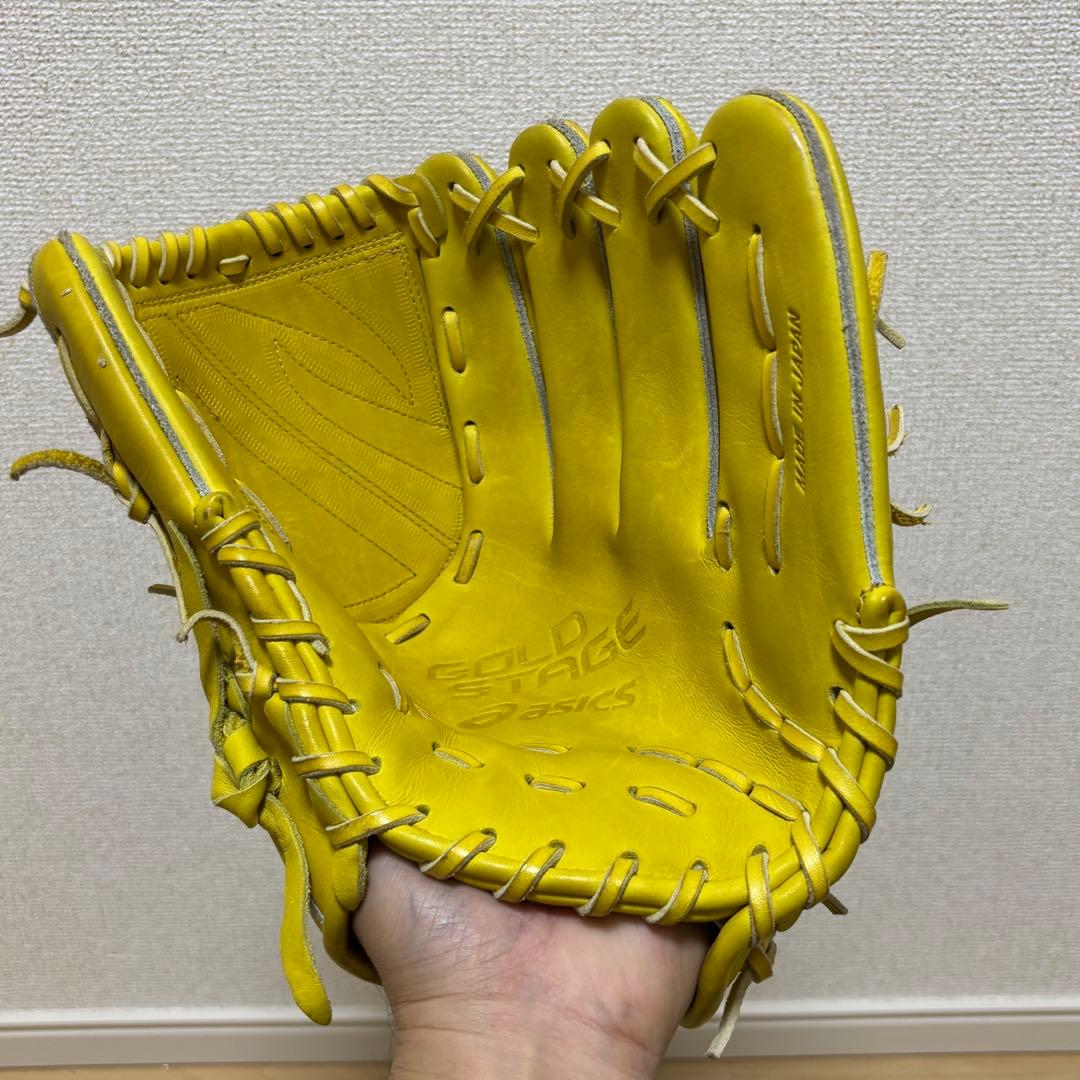 asics アシックス GOLDSTAGE ゴールドステージ 硬式投手用 美品
