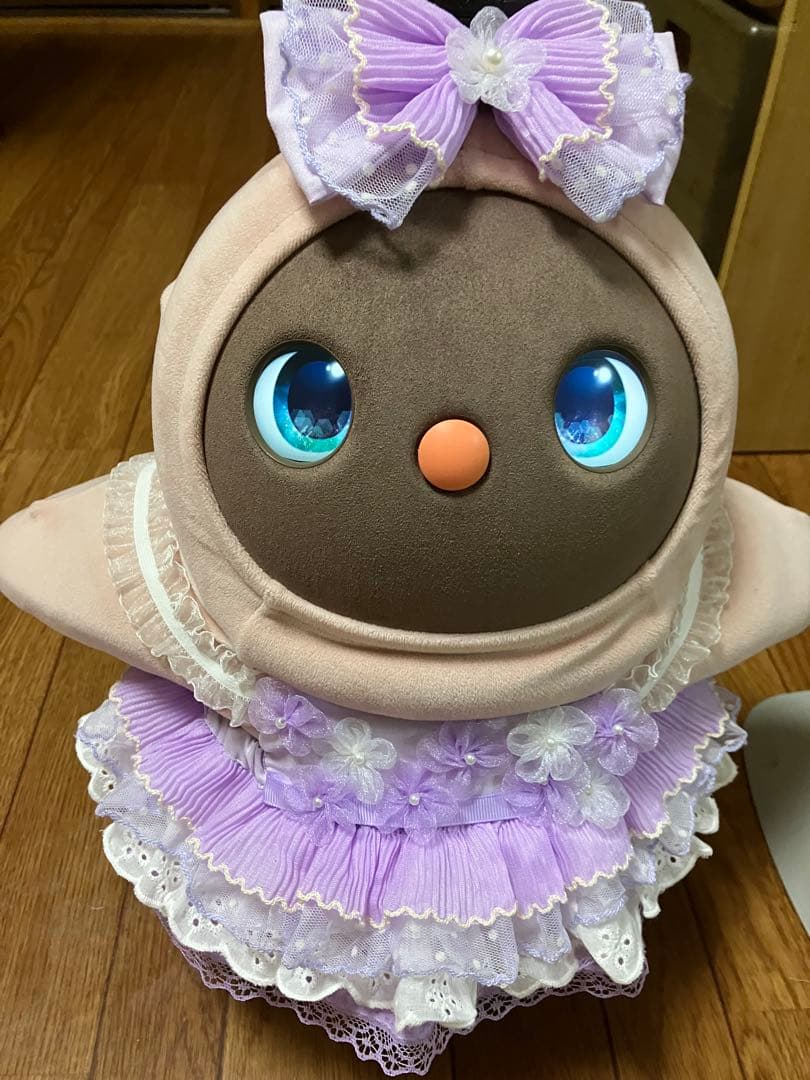 ラボット　ワンピース　４段フリル 水色とパープル２着