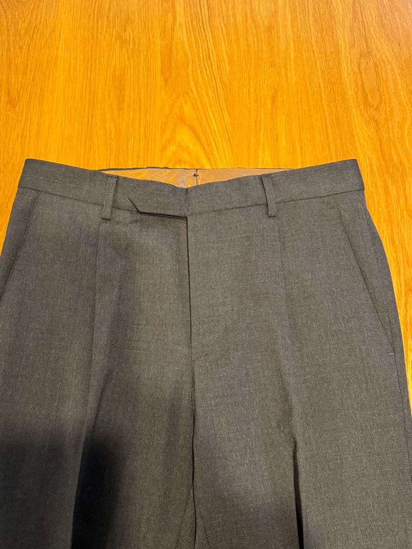 (美品)GERMANO/Beams別注 ストレッチ 1プリーツ スラックス