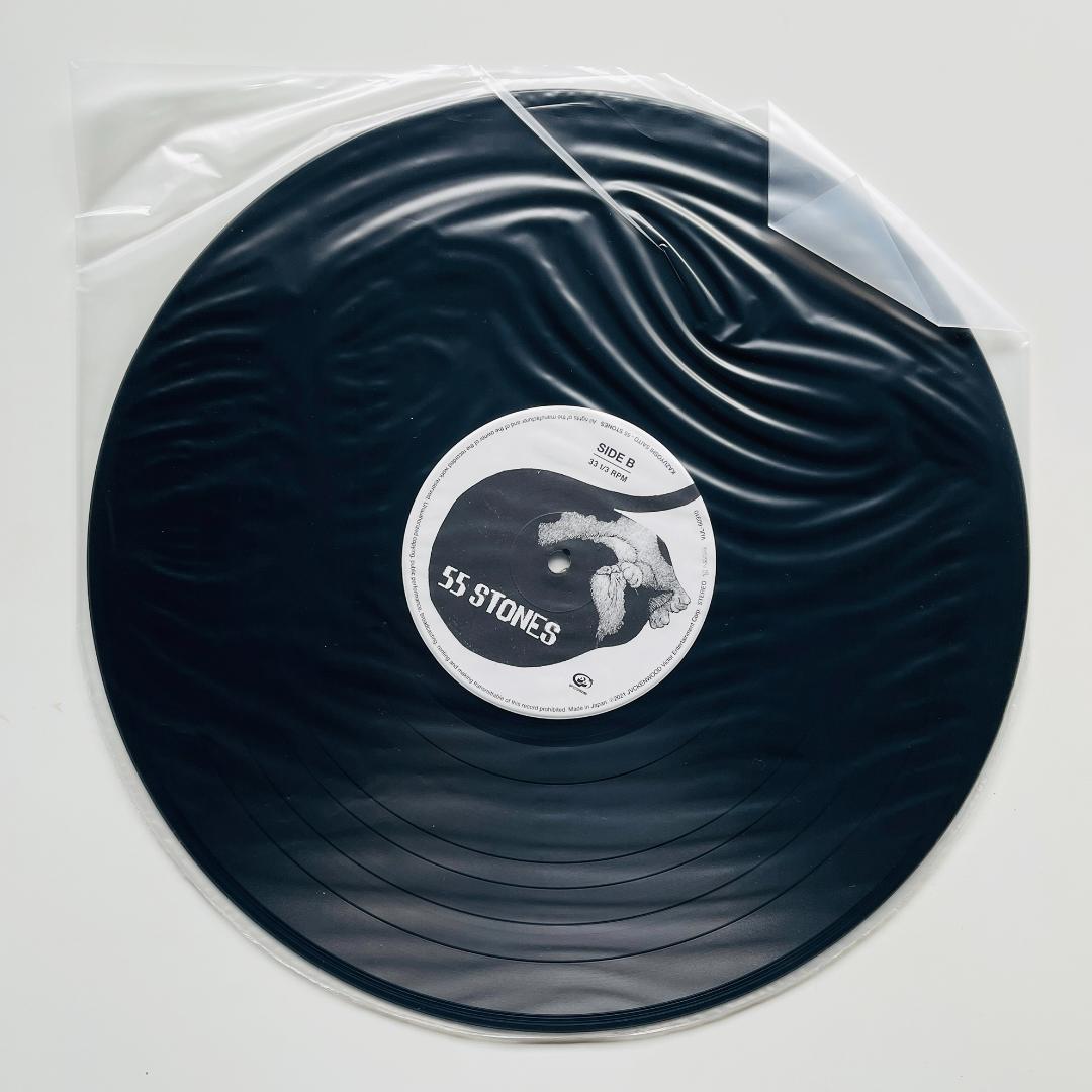 美品 貴重 レコード ステッカー〔 斉藤和義 55 Stones 〕重量盤LP