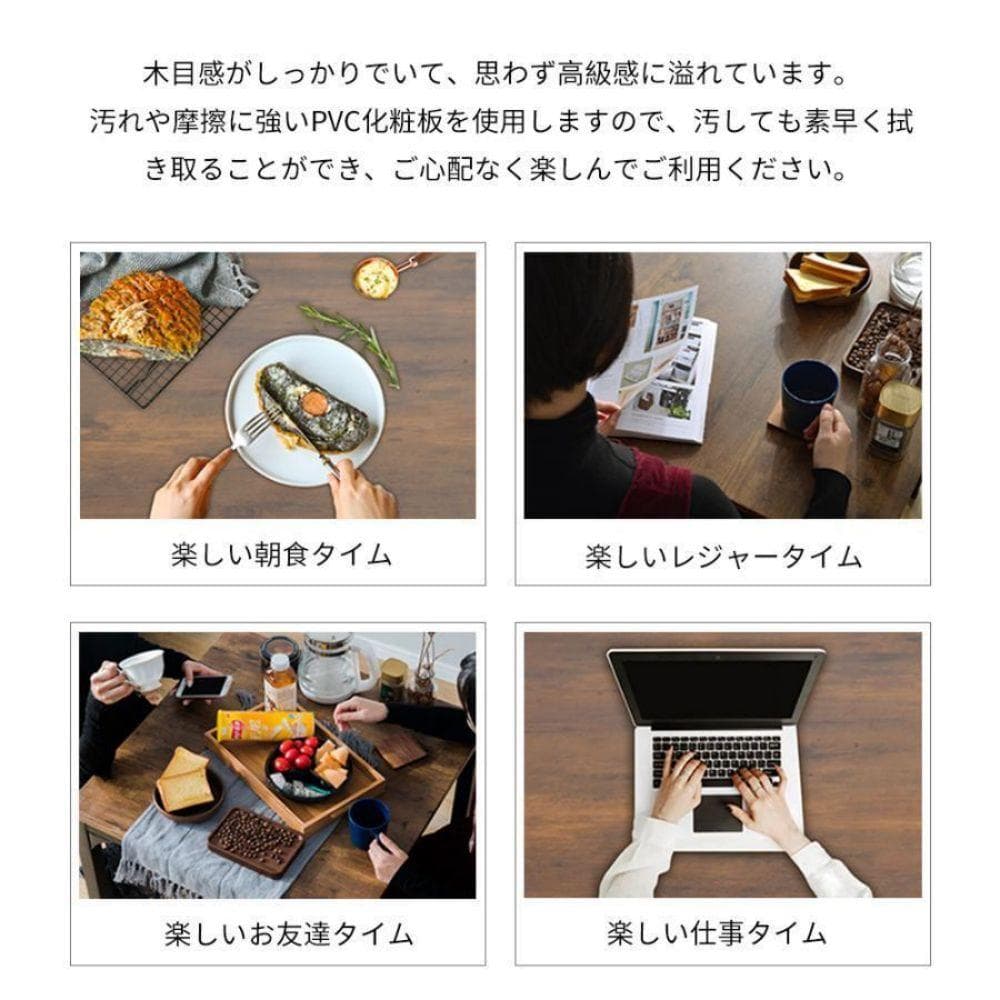 新品！超安！✨ダイニングセット 二人用 3点セット チェア 2脚　BROWN