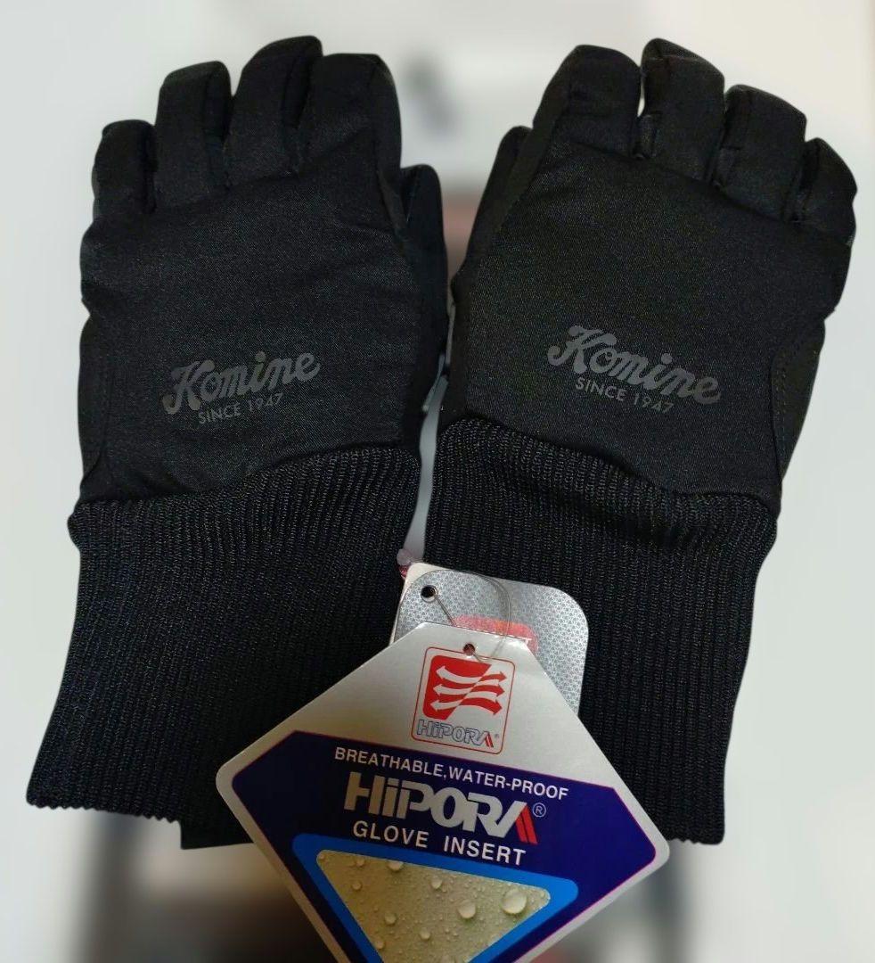 【コミネ】KOMINE EK-220 ライディングヒートグローブ S ブラック