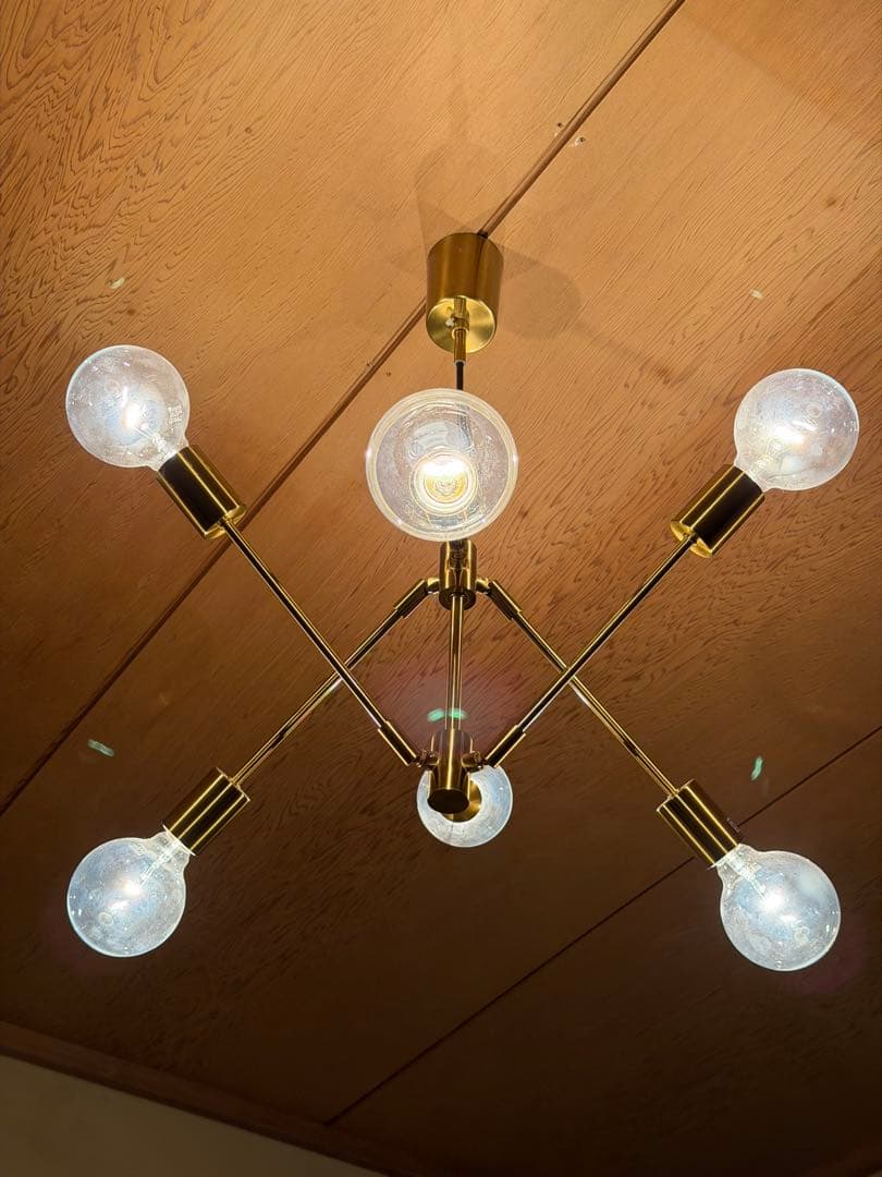 FLYMEe モダンなゴールドシーリングライト