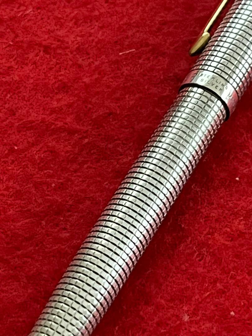 美品‼️パーカー75ボールペン シズレ スターリングシルバー ❗️リフィル新品‼️