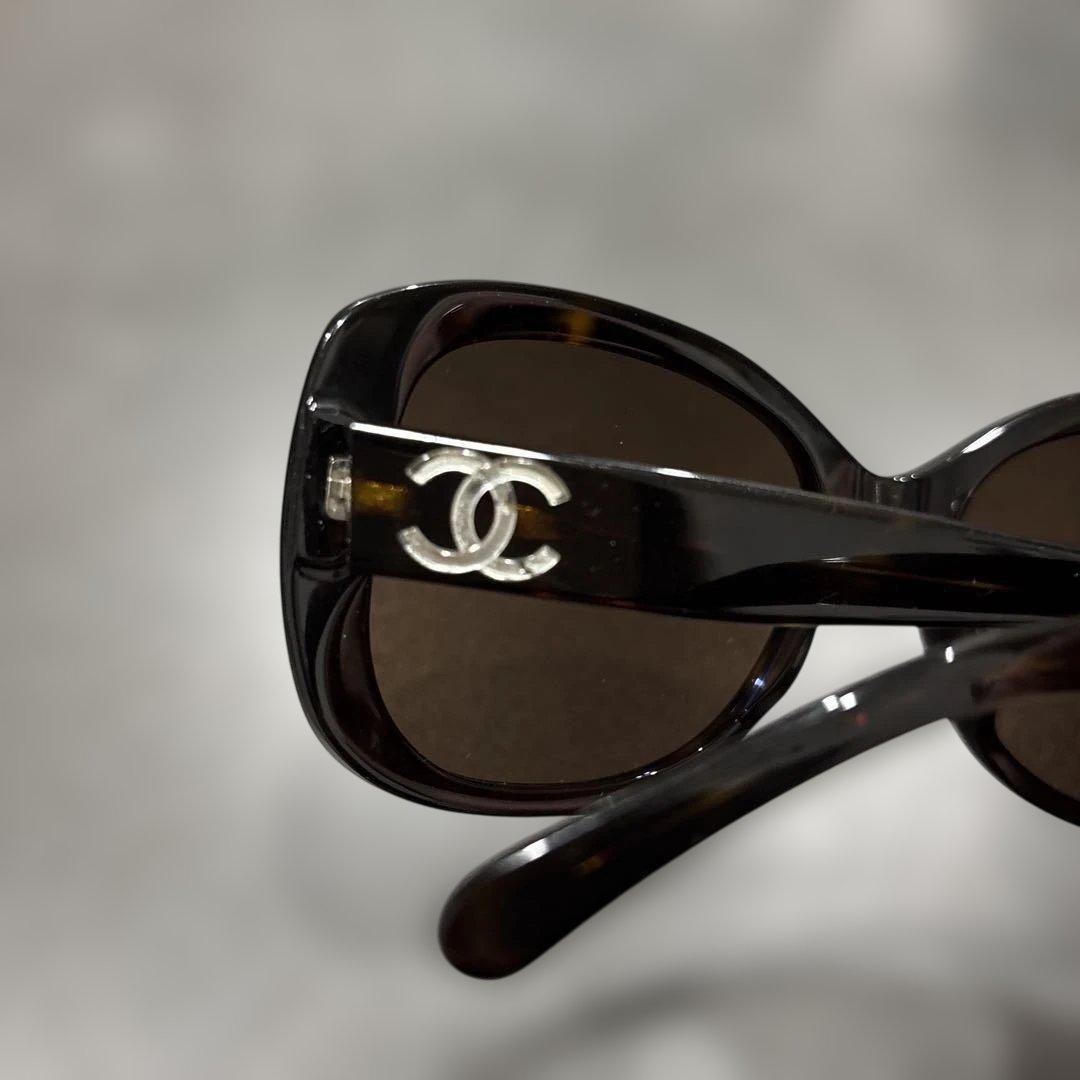 CHANEL　シャネル　サングラス　べっ甲　ココマーク　5183-A