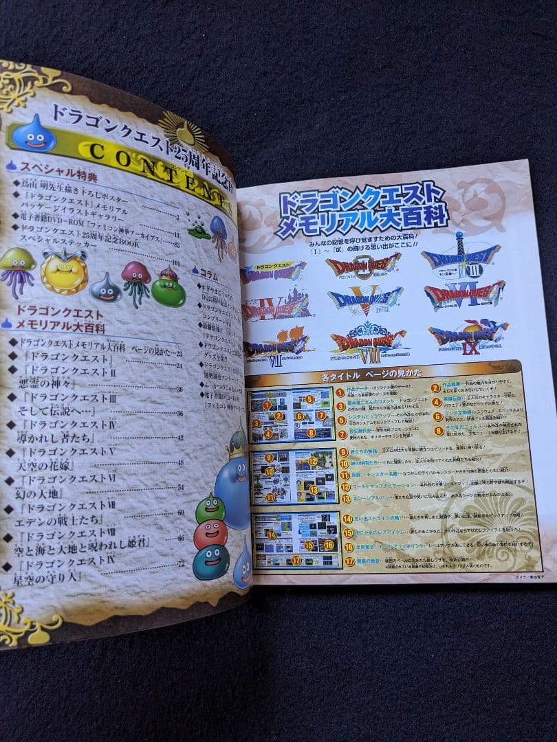 ドラゴンクエスト　25周年記念BOOK　鳥山明　ポスター　シール　グッズ　DVD