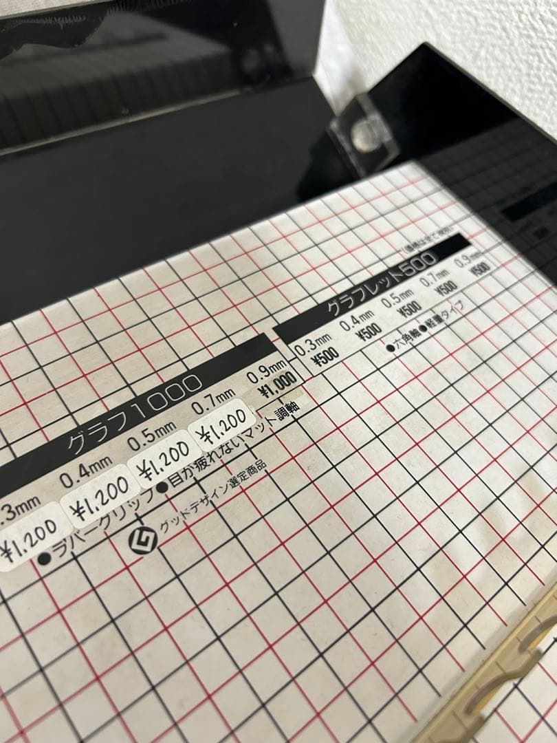 Pentel製図用シャーペン用ショーケース　ぺんてる什器