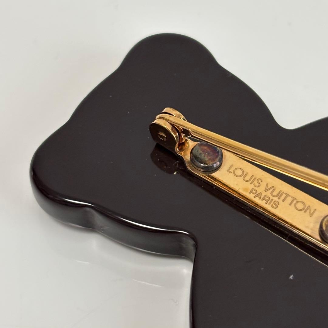 ルイ ヴィトン ブロッシュ ヌヌール テディベア ブローチ ペア 2個セット