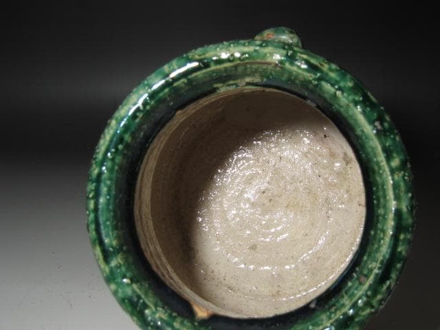 ☆　北大路魯山人　織部水指　親しみやすい一品☆y502