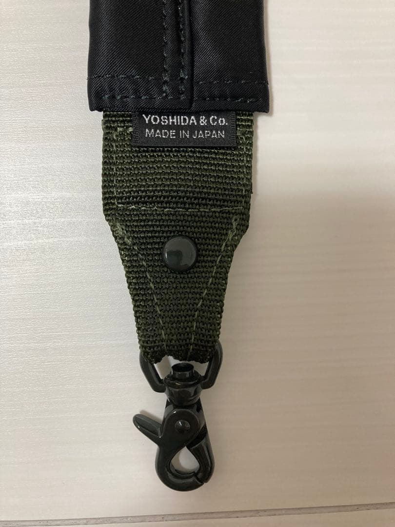 PORTER EXCHANGE ブラックグリーン　ストラップ